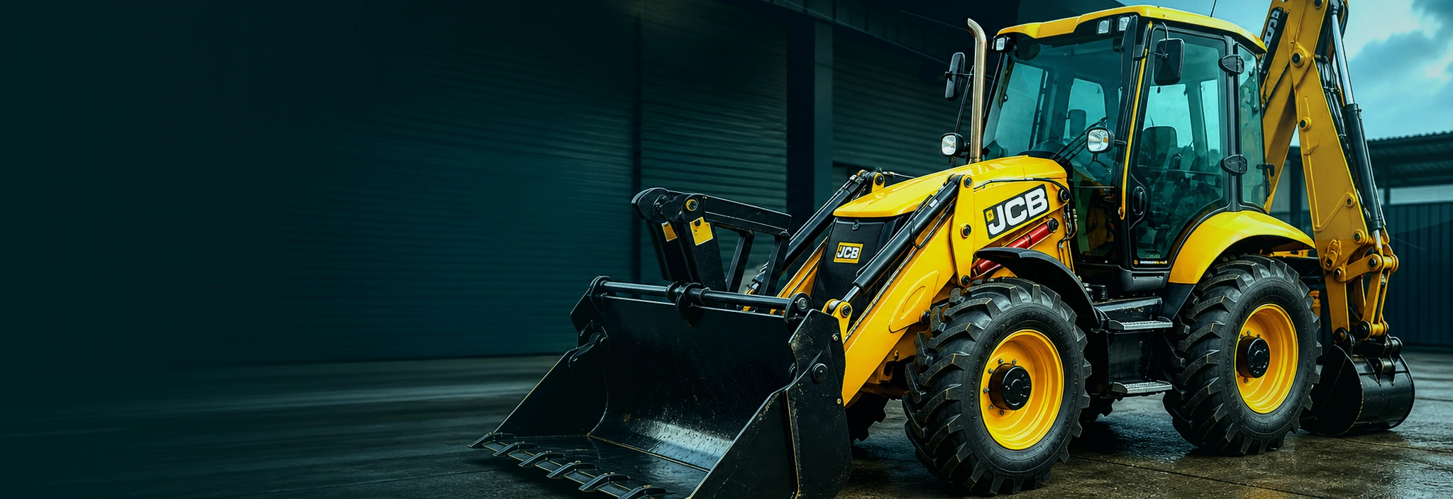 Погрузчик JCB для спецпредложения LONMADI по строительной технике